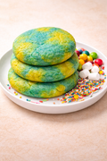 Homemade Colorful cookie 3pcs