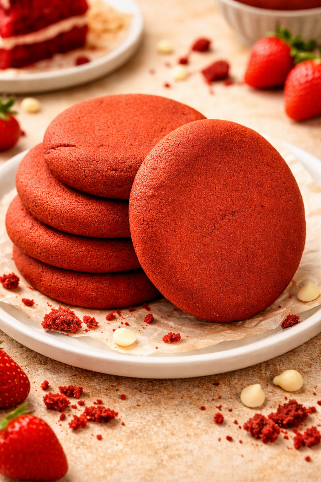 Red velvet cookie 3pcs